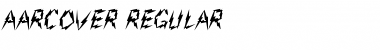 Download Aarcover Regular Font Title Preview
