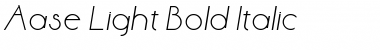 Download Aase Light Bold Italic Font Title Preview