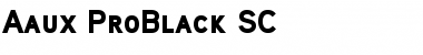 Download Aaux ProBlack SC Regular Font Title Preview