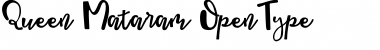 Download Queen Mataram Regular Font Title Preview