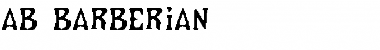 Download AB Barberian Regular Font Title Preview