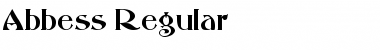 Download Abbess Regular Font Title Preview