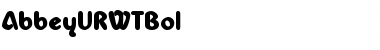 Download AbbeyURWTBol Regular Font Title Preview
