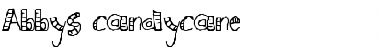 Download Abbys_candycane regular Font Title Preview