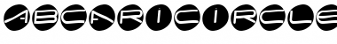 Download AbcariCircleKursiv Italic Font Title Preview
