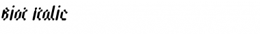 Download Biot Italic Font Title Preview