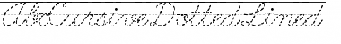 Download AbcCursiveDottedLined Regular Font Title Preview