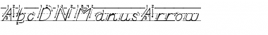 Download AbcDNManusArrow Regular Font Title Preview