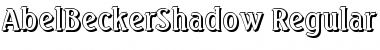 Download AbelBeckerShadow Regular Font Title Preview