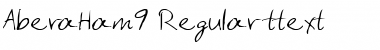 Download AberaHam9 Regular Font Title Preview