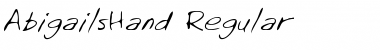 Download AbigailsHand Regular Font Title Preview