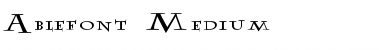 Download Ablefont Medium Font Title Preview