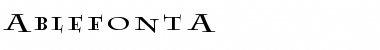 Download Ablefont Regular Font Title Preview