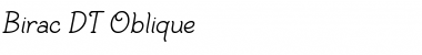 Download BiracDT Italic Font Title Preview