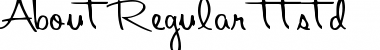Download About Regular Font Title Preview