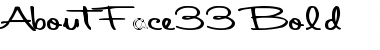Download AboutFace33 Bold Font Title Preview