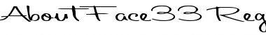 Download AboutFace33 Regular Font Title Preview