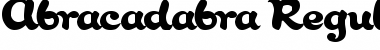Download Abracadabra Regular Font Title Preview