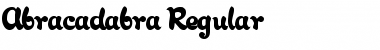 Download Abracadabra Regular Font Title Preview