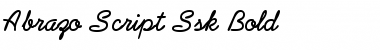 Download Abrazo Script Ssk Bold Font