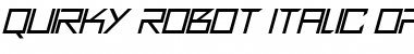 Download Quirky Robot Italic Font Title Preview