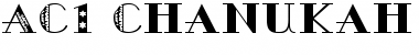 Download AC1-Chanukah Regular Font Title Preview