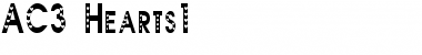 Download AC3-Hearts1 Regular Font Title Preview