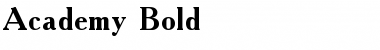 Download Academy Bold Font Title Preview
