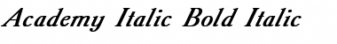 Download Academy Italic Bold Italic Font Title Preview