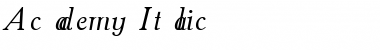 Download Academy Italic Font Title Preview
