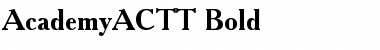 Download AcademyACTT Bold Font Title Preview