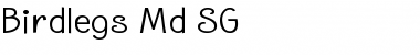 Download Birdlegs MdSBG Font Title Preview