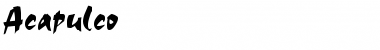 Download Acapulco Regular Font Title Preview