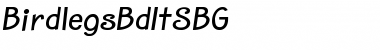 Download Birdlegs Regular Font Title Preview