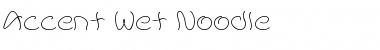 Download Accent Wet Noodle Regular Font Title Preview