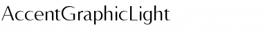 Download AccentGraphicLight Regular Font Title Preview