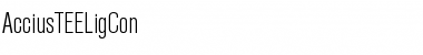 Download AcciusTEELigCon Regular Font Title Preview