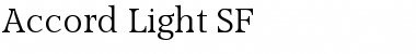 Download Accord Light SF Regular Font Title Preview