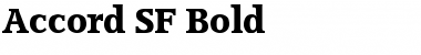 Download Accord SF Bold Font Title Preview