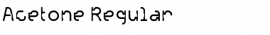 Download Acetone Regular Font Title Preview