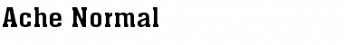 Download Ache Normal Font Title Preview