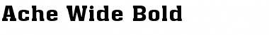 Download Ache Wide Bold Font Title Preview