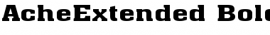 Download AcheExtended Bold Font Title Preview
