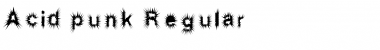 Download Acid punk Regular Font Title Preview