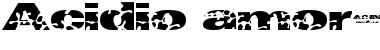 Download Acidio amore Regular Font Title Preview