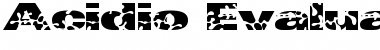 Download Acidio Evaluation Font Title Preview