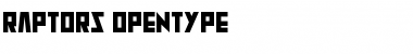 Download Raptors Regular Font Title Preview