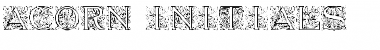 Download Acorn Initials Regular Font Title Preview