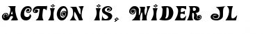 Download Action Is JL Expanded Font Title Preview