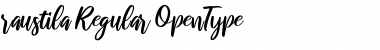 Download raustila Regular Font Title Preview